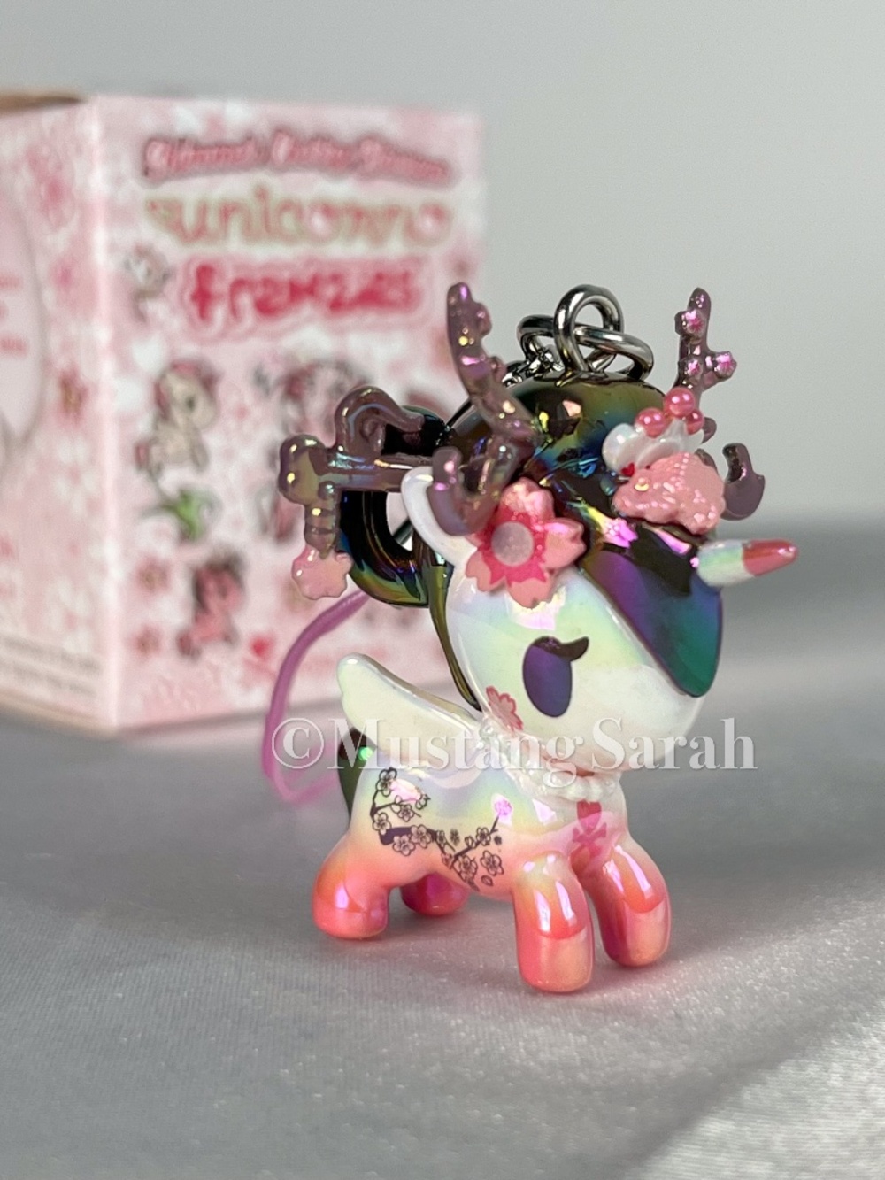 Tokidoki Yoshino Shimmer Cherry Blossom Unicorno Frenzies Phone Bag Charm